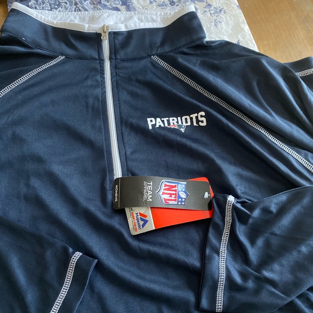 Patriots 3 qtr zip